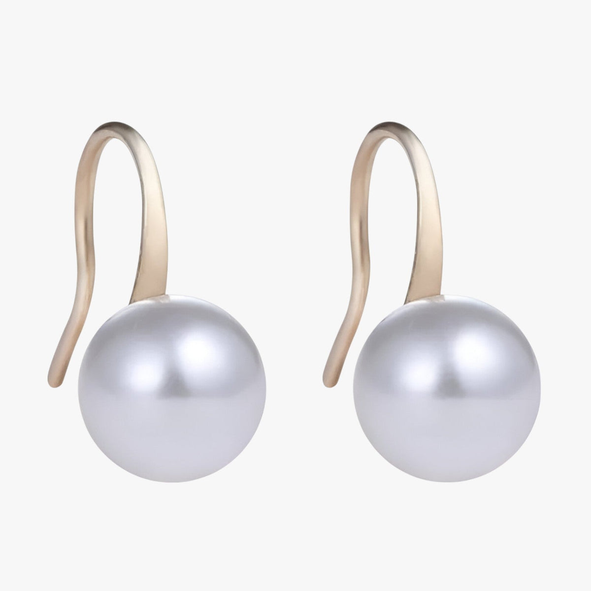 Pendientes de perlas colgantes con detalles de cristal brillante