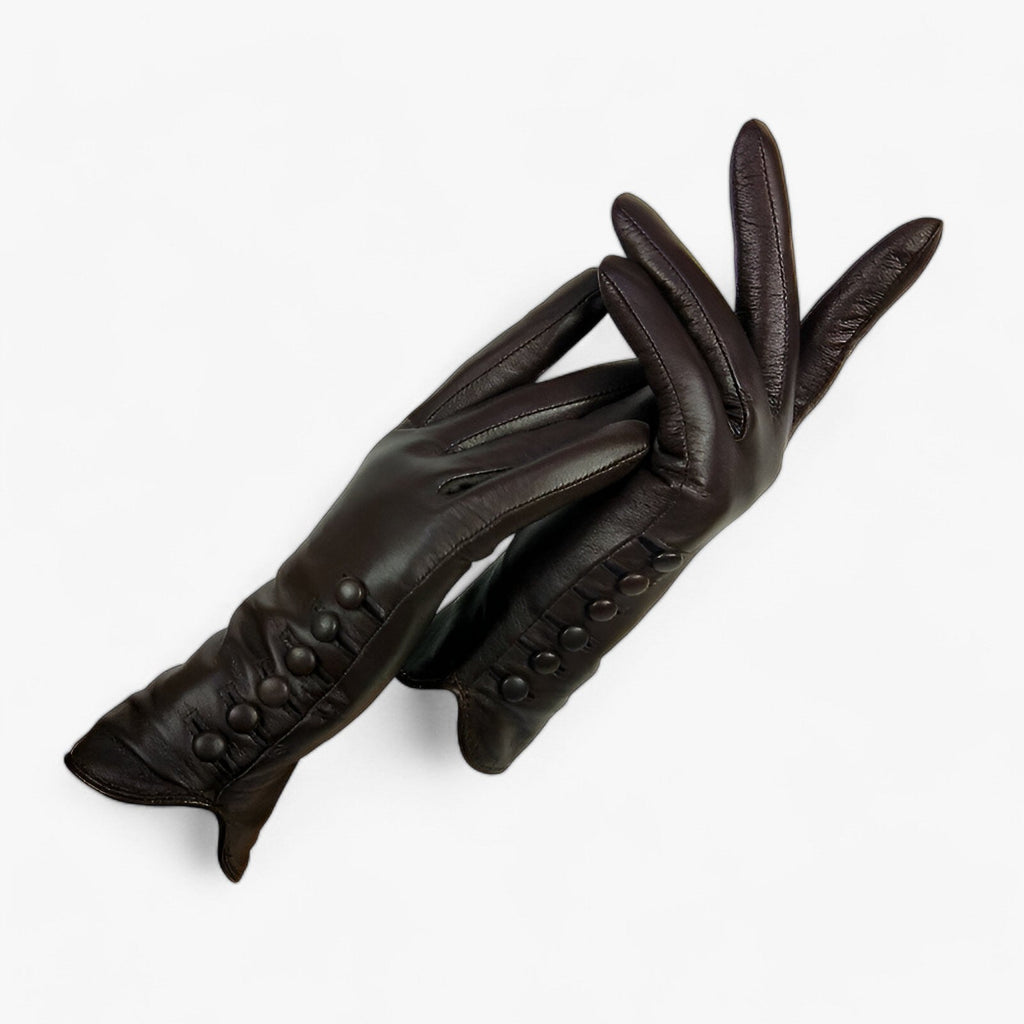 Premium winter gloves with six-point closure
