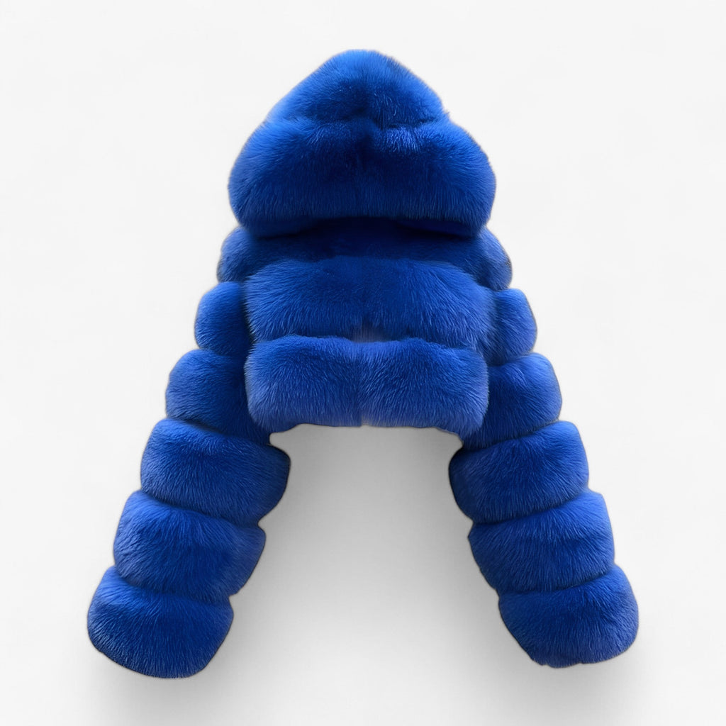 Chaqueta de pelo sintético suave y lujosa para los días de frío