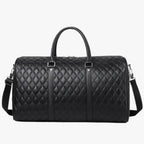 Faux Leather Weekend Bag for Short Trips and Travel