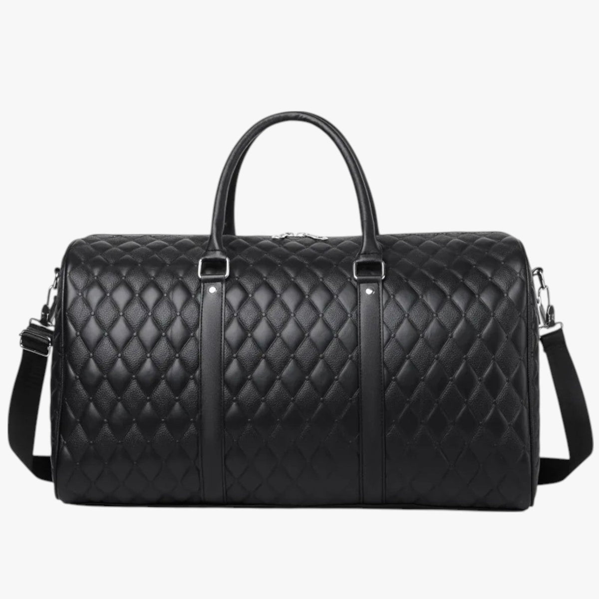 Faux Leather Weekend Bag for Short Trips and Travel