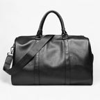 Bolsa de viaje de piel sintética para hombre con asas acolchadas
