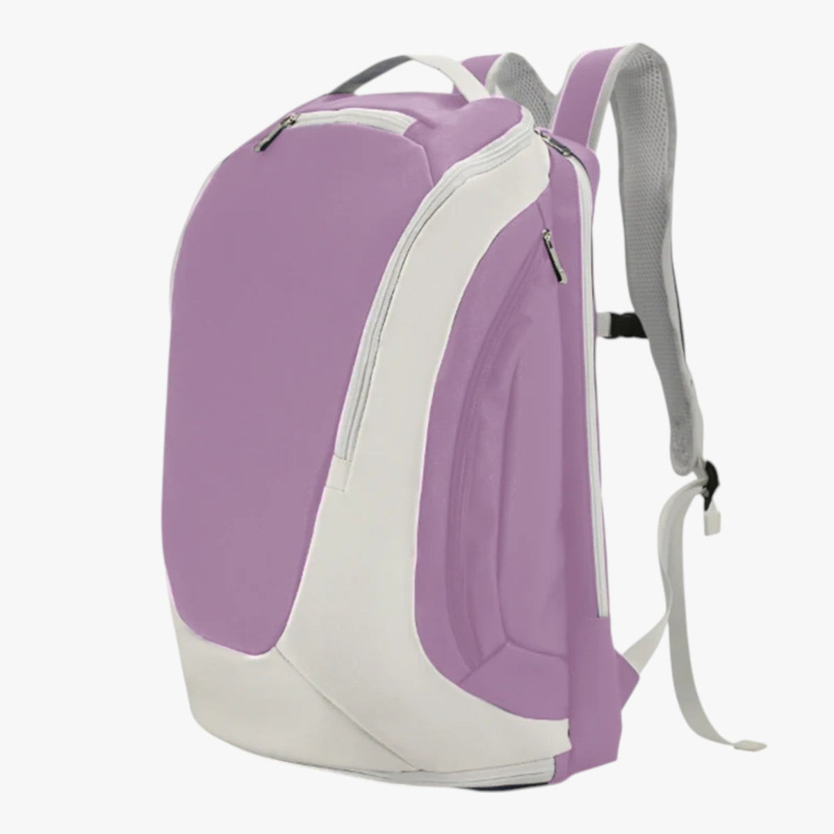 Sporty PU Racket Bag with Padded Adjustable Straps