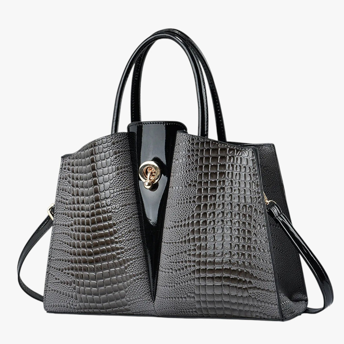 Spacious Tote Bag with Zip Closure and Shoulder Strap