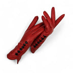 Premium winter gloves with six-point closure