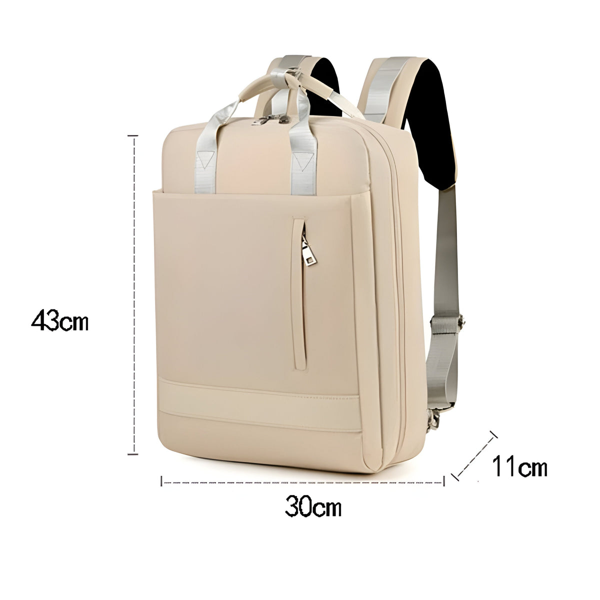 Anti-Theft Backpack with RFID-Blocking Pockets and USB Port