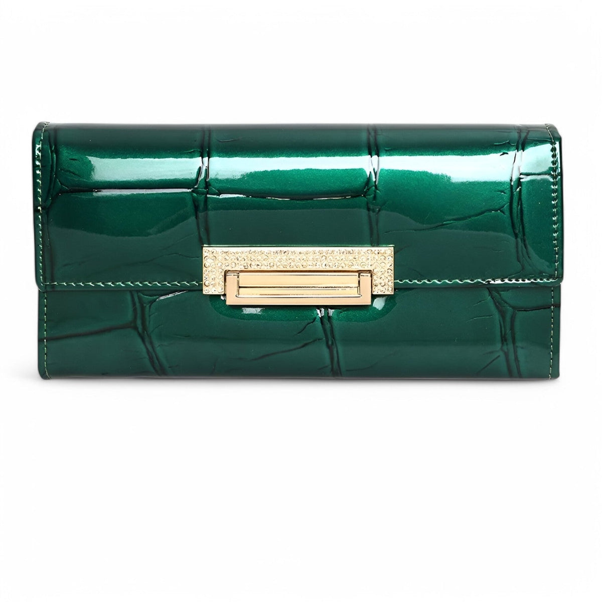 Structured Wallet with Card Slots and Zip Coin Pocket