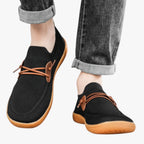 Zapatillas transpirables para hombre con puntera ancha