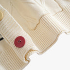Pure Cotton Cardigan with Embroidered Button Detail