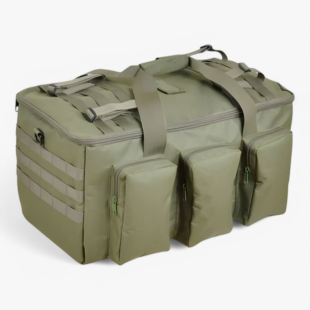 Taktisk duffelbag 55 l med Molle-system och flera fickor