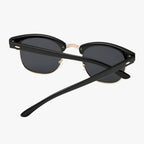 Gafas de sol polarizadas semi al aire con montura retro