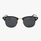 Gafas de sol polarizadas semi al aire con montura retro