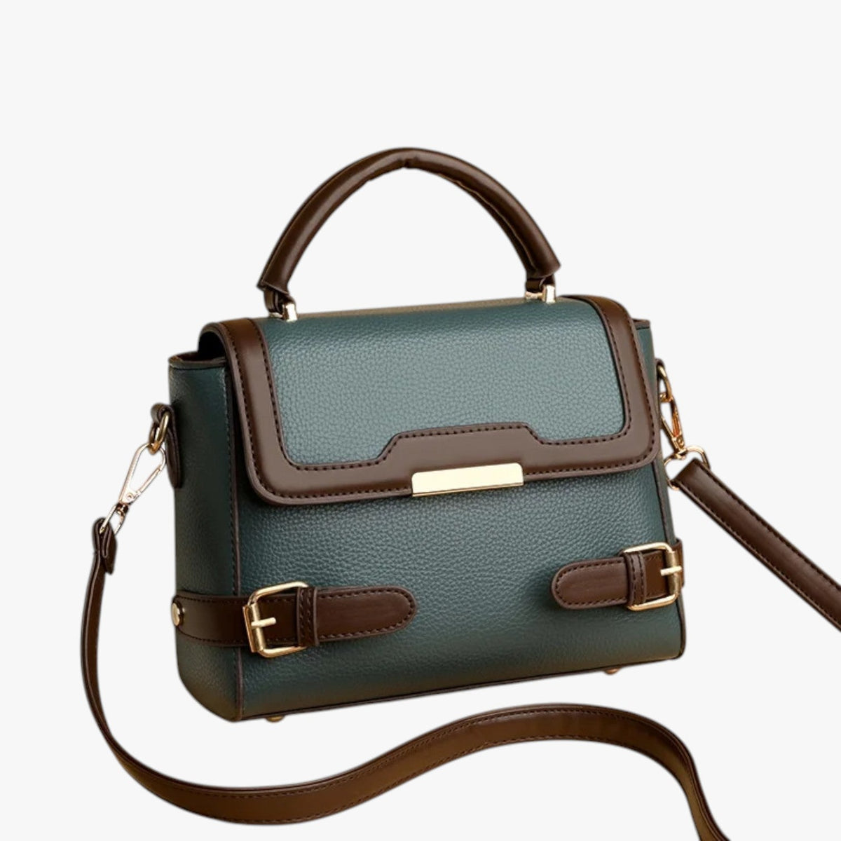Water-Repellent Handbag with Adjustable Strap