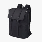 Water-Resistant Vintage-Style PU Leather Backpack