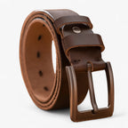 Men's Belt with Alloy Buckle for Formal and Casual Wear