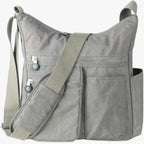 Water-Repellent Crossbody Bag with RFID-Blocking Pocket