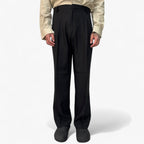 Pleated High-Waist Linen Trousers for Men