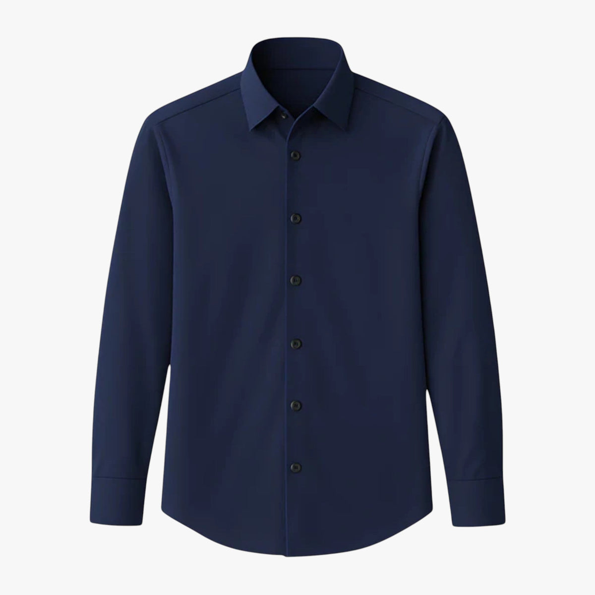 Camisa de oficina elástica con corte moderno y entallado