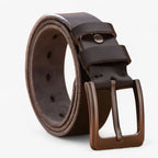 Men's Belt with Alloy Buckle for Formal and Casual Wear