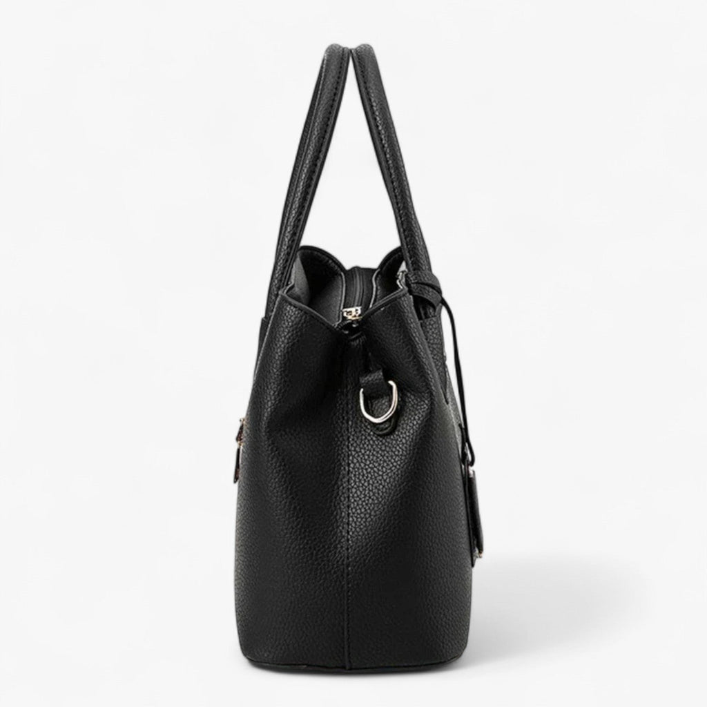 Checkered Print Flap Bag with Chain Detail