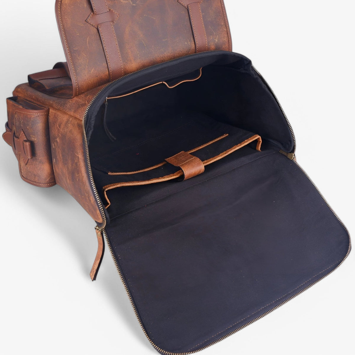 Mochila con panel solar, carga USB y funda para portátil
