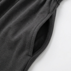 Crossover V-Neck Midi Dress with Pockets