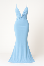 Elegant Evening Dress in Soft Stretch-Fit Fabric