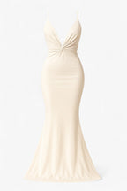 Elegant Evening Dress in Soft Stretch-Fit Fabric