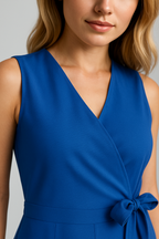 Sleeveless Jumpsuit with Reinforced Shoulders