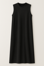 Long Skirt with Side Slit and Pockets for Summer