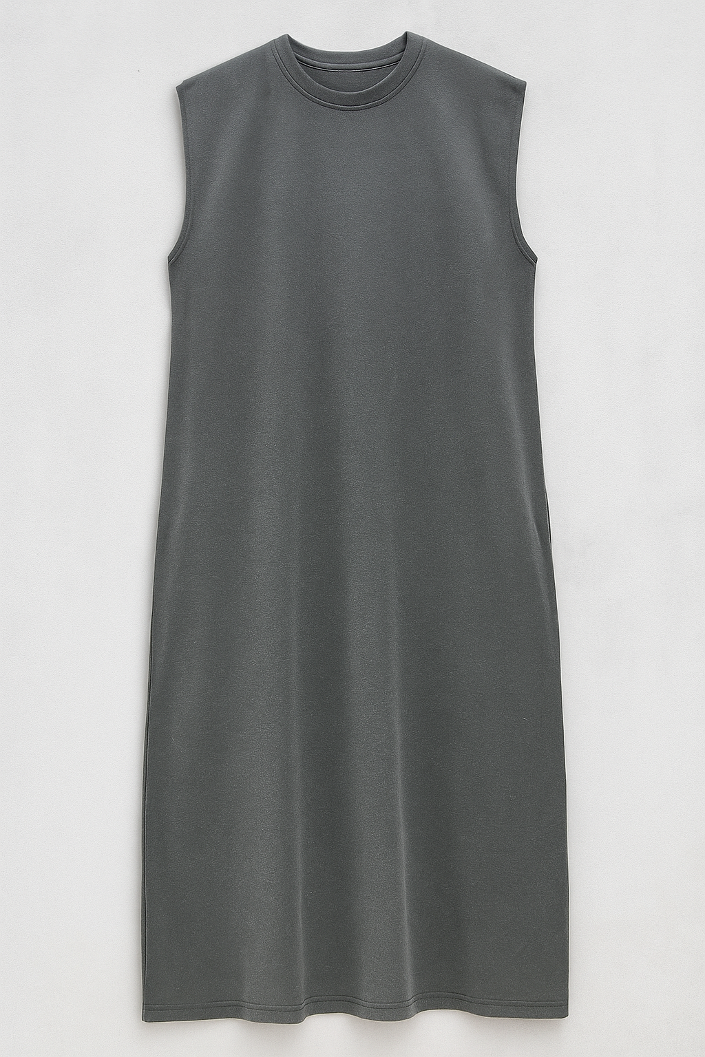 Long Skirt with Side Slit and Pockets for Summer