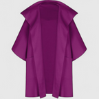 Abrigo midi de algodón con cuello de solapa para la primavera