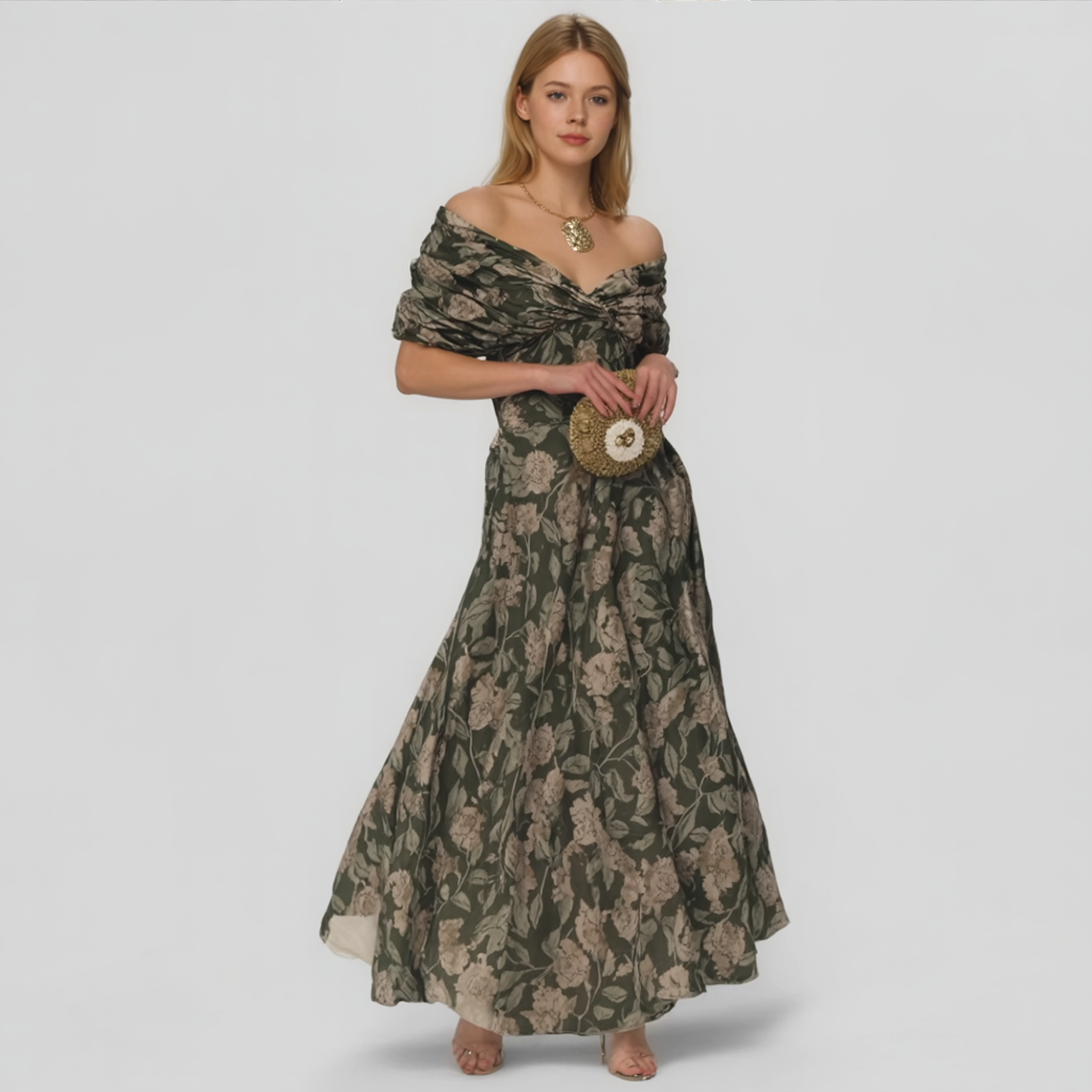 Sleeveless Summer Dress with Structured Silhouette