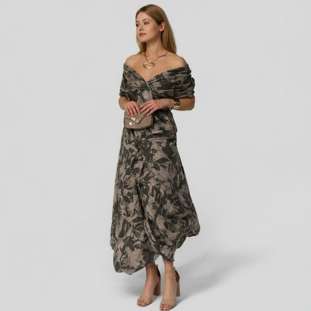 Sleeveless Summer Dress with Structured Silhouette