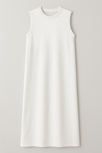 Lightweight Maxi Skirt with Side Slit and Pockets