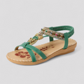 Sandalias veganas con tira elástica en el talón y suela confort