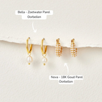 Freshwater Pearl Drop Earrings with a Silver-Tone Clasp