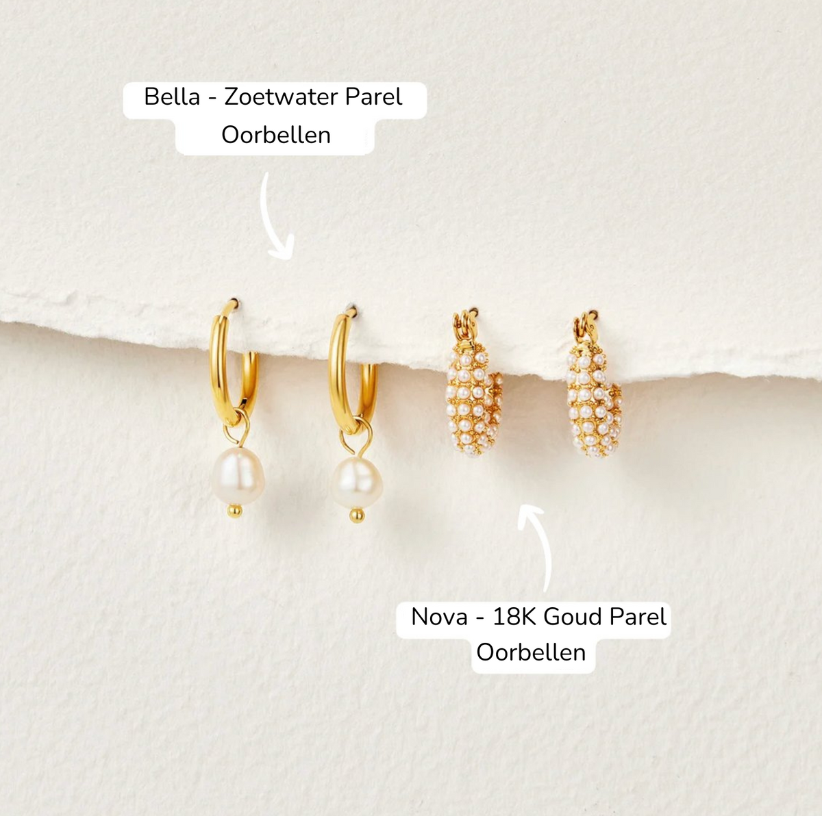 Freshwater Pearl Drop Earrings with a Silver-Tone Clasp