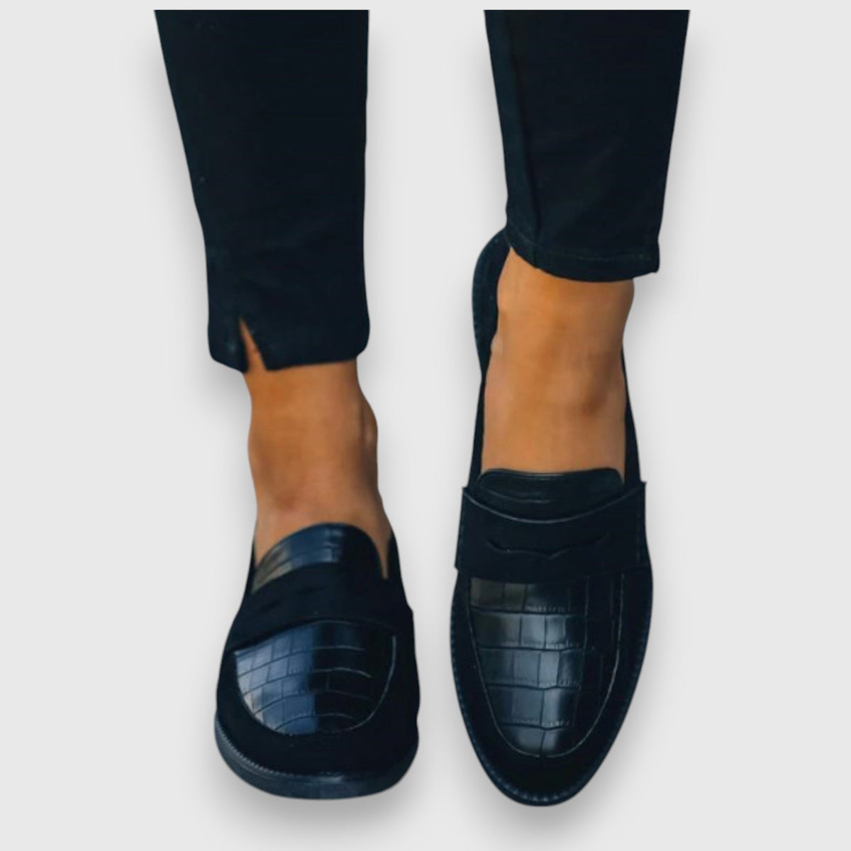 Vadderade loafers med mjukt foder