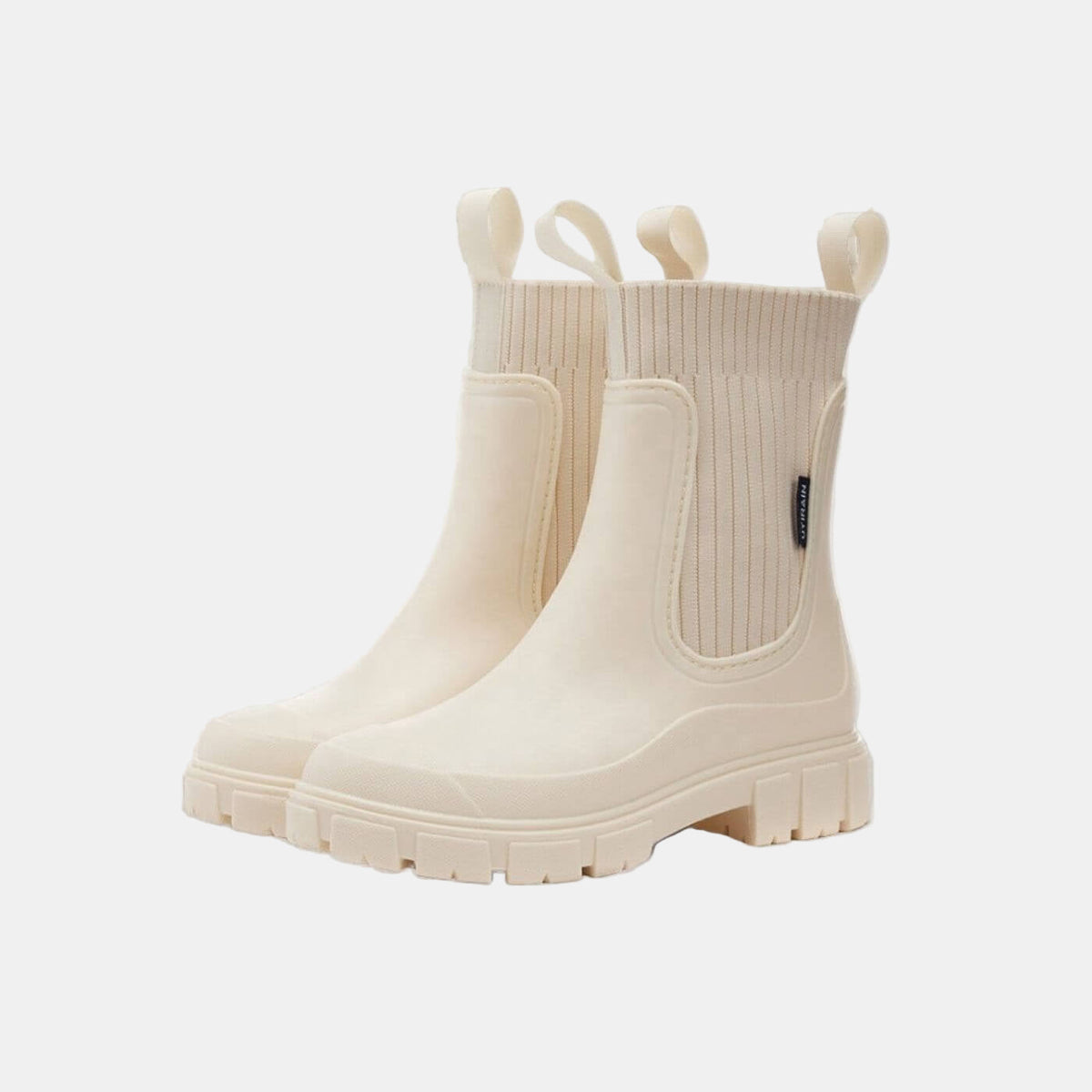 Water-Resistant Ankle Boots with Grip Sole and Soft Tones