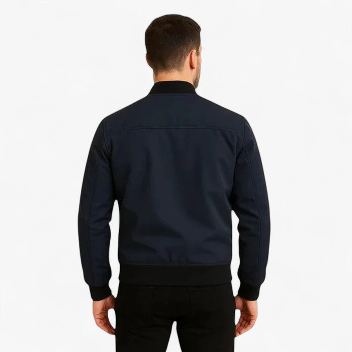 Men's Minimalist Zip Jacket for Transitional Weather