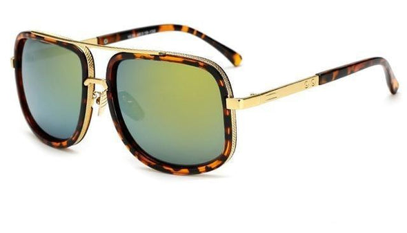 Men's polarised sunglasses with a lightweight alloy frame