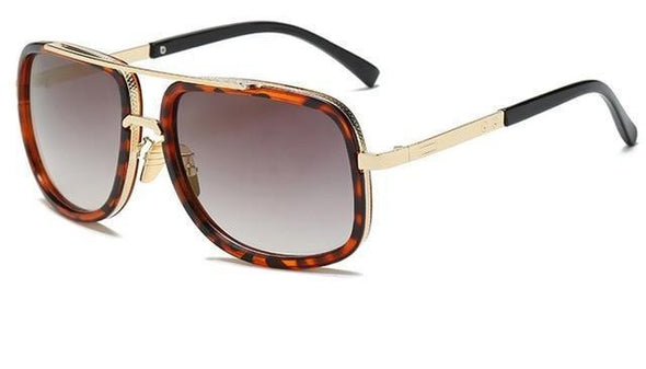 Men's polarised sunglasses with a lightweight alloy frame