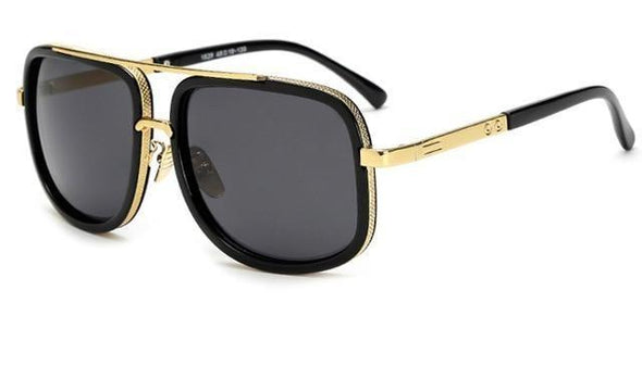 Men's polarised sunglasses with a lightweight alloy frame