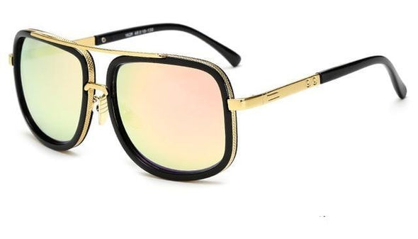 Men's polarised sunglasses with a lightweight alloy frame