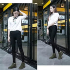 Side Zip Ankle Boots with Feminine Line