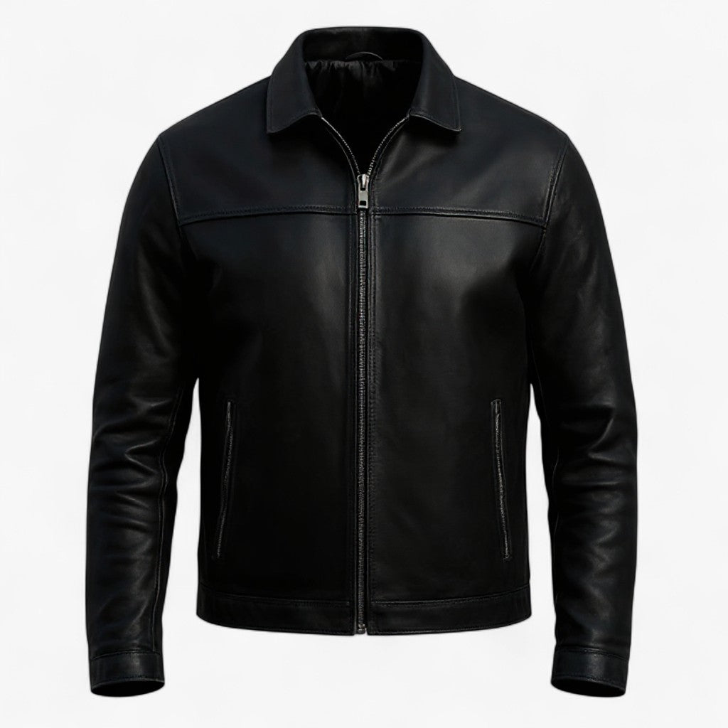Chaqueta atemporal con bolsillos prácticos para superponer