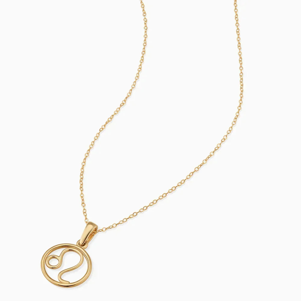 Zodiac Sign Pendant Necklace with Choice of Star Sign