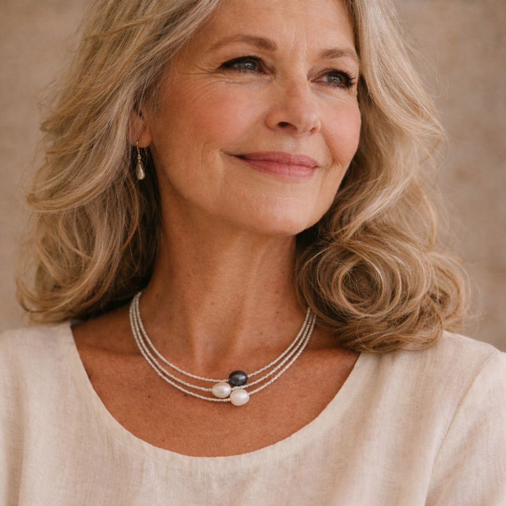 Graceful Faux Pearl Necklace with Soft Classic Glow