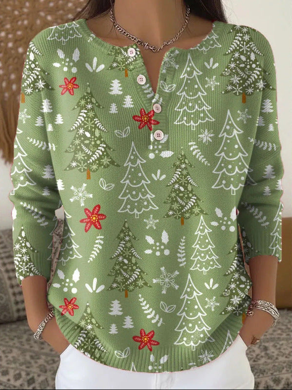 Soft Jumper with Relaxed Festive Colour Range